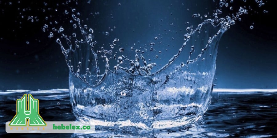 آب از مواد اولیه بلوک هبلکس